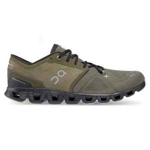 Tenis para Correr On Cloud Cloud X 3 Hombre Olive | CR_ON8219