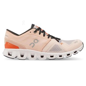 Tenis para Correr On Cloud Cloud X 3 Mujer Rose | CR_ON8050