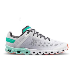 Tenis para Correr On Cloud Cloudflow Mujer Grey / Turquoise | CR_ON8274
