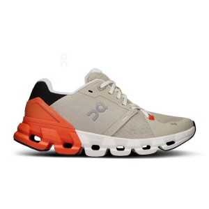 Tenis para Correr On Cloud Cloudflyer 4 Mujer Beige / Orange | CR_ON9054