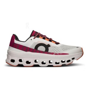 Tenis para Correr On Cloud Cloudmonster Mujer Grey / Red | CR_ON8187