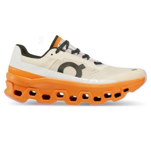 Tenis para Correr On Cloud Cloudmonster Mujer Beige / Orange | CR_ON8021