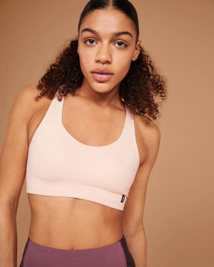 Top Deportivo On Cloud Active Mujer Beige / Purple | CR_ON8676